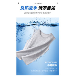 無袖男t恤2025年新款寬松百搭坎肩體恤加大碼運動休閒男士背心衣