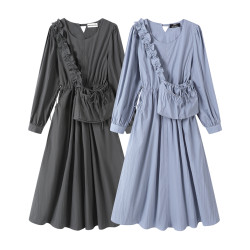 巧麗莎 獨特漂亮法式無袖氣質收腰連衣裙女裝2025春夏季新款裙子