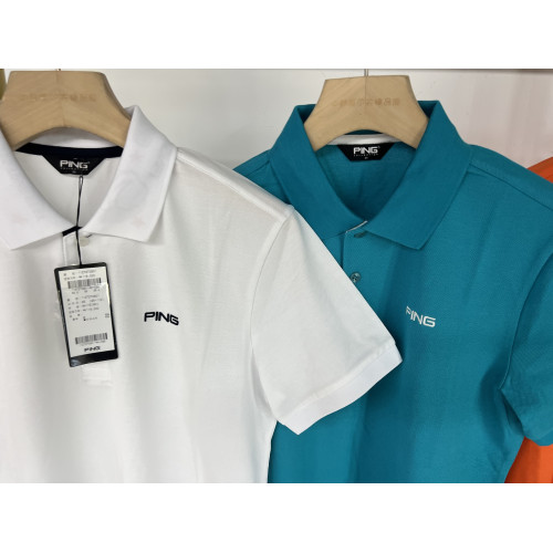 21301PIN 男士高爾夫服裝春夏翻領短速乾珠地棉短袖上衣 21301PIN 男士高爾夫服裝春夏翻領短速乾珠地棉短袖上衣
