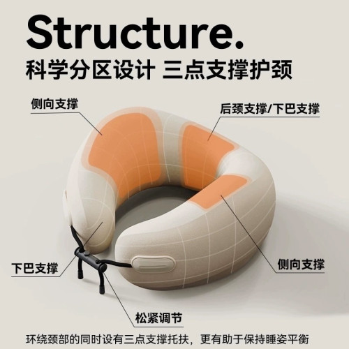 u型按摩枕頸椎按摩器頸腰椎可攜式形枕電動揉捏護頸儀頸部頭 u型按摩枕頸椎按摩器頸腰椎可攜式形枕電動揉捏護頸儀頸部頭