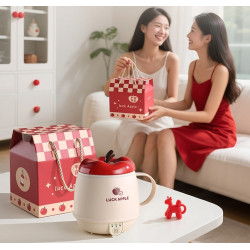 新款電熱牛奶杯家用早餐杯辦公室智能小型燒水杯可攜式保溫養生杯