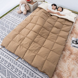 戶外成人睡袋加厚露營旅行保暖野營睡袋大人辦公室可攜式隔髒睡袋