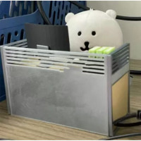 自嘲熊上班迷你微縮擺件牛馬打工人工位裝飾品造景辦公室桌面好物