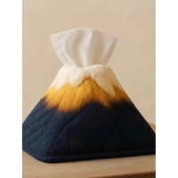 小紅書同款日照金山山峰浪漫紙巾盒裝飾品桌面擺件送朋友閨蜜禮物