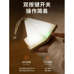 帳篷小夜燈臥室創意可愛充電實用禮物小夜燈 野外露營高級氛圍燈