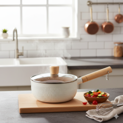 電磁爐煮泡麵麥飯石家用嬰兒不沾湯鍋寶寶輔食小嬭鍋日式雪平鍋