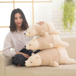 可愛北極熊公仔毛絨玩具穿衣抱抱熊玩偶女生兒童生日禮物