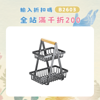 手提水果籃爆款鐵藝雙層客廳籃桌面置物籃零食收納籃瀝家用