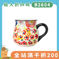 手繪馬克杯創意水杯辦公室早餐陶瓷杯家用復古杯情侶杯咖啡杯