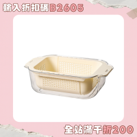 多派可伸縮瀝水籃廚房菜籃子洗菜盆瀝水家用客廳水果盤水槽濾水籃