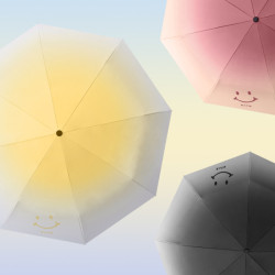 太陽傘漸變色雨傘女晴雨兩用防曬傘男防紫外線遮陽傘折疊情侶學生