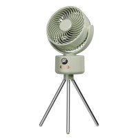 戶外露營風扇迷你小型可攜式usb充電帳篷帶燈吊風扇大風釣魚3腳架