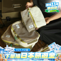 旅行衣物收納袋四件套高顔值多功能行李箱衣服分裝袋內衣褲包