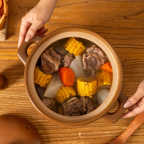 平定砂鍋內無釉燉鍋家用瓦斯煲湯沙鍋湯煲湯鍋陶瓷老式燉湯煮粥鍋