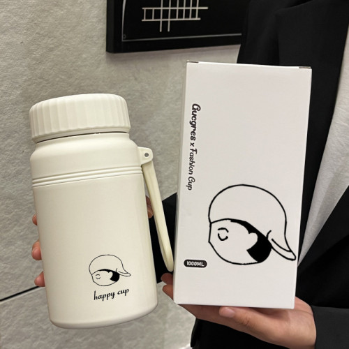 316不鏽鋼保溫杯保溫壺超大容量高顔值學生水杯可攜式防摔茶隔杯子 316不鏽鋼保溫杯保溫壺超大容量高顔值學生水杯可攜式防摔茶隔杯子