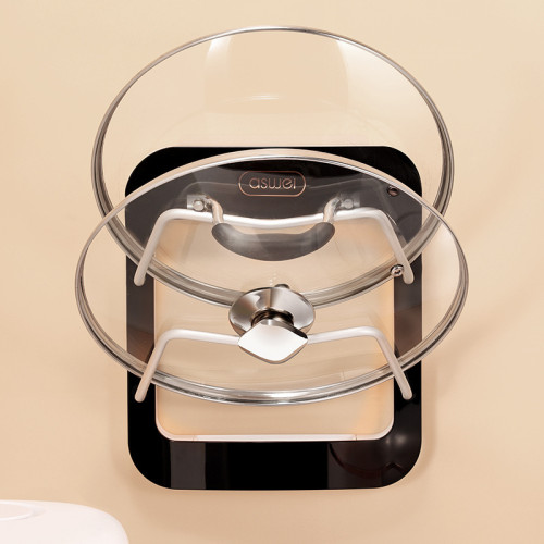 鍋蓋置物架廚房壁掛式砧板菜板放置案板收納免打孔太空鋁瀝水架子 鍋蓋置物架廚房壁掛式砧板菜板放置案板收納免打孔太空鋁瀝水架子