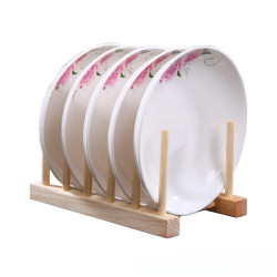 竹質瀝水架碗架廚房置物架木質菜板碗碟盤子架子茶餅托架