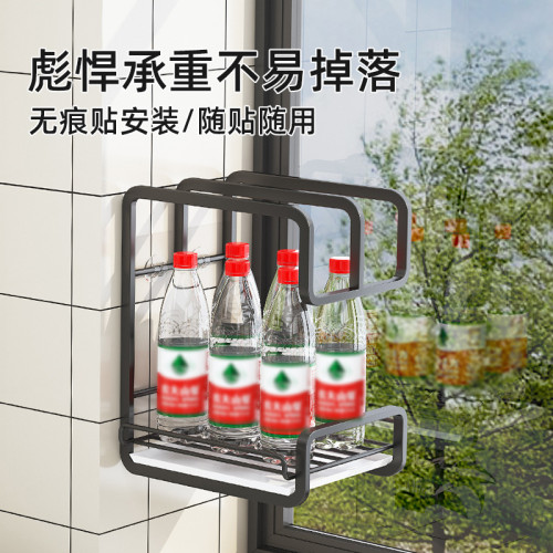 廚房抹布瀝水架台面洗碗布收納掛架壁掛式海綿架子免打孔水槽神器