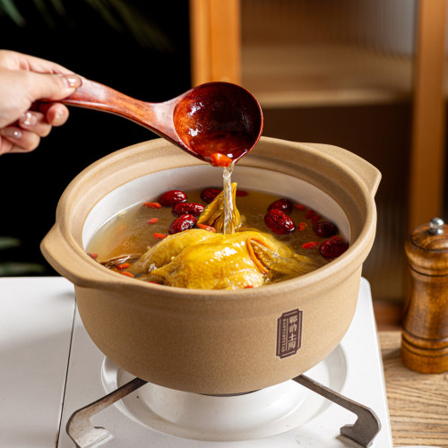 鄲韻陶瓷砂鍋家用明火耐高溫陶土燉鍋商用煲仔飯米線砂鍋乾燒不裂