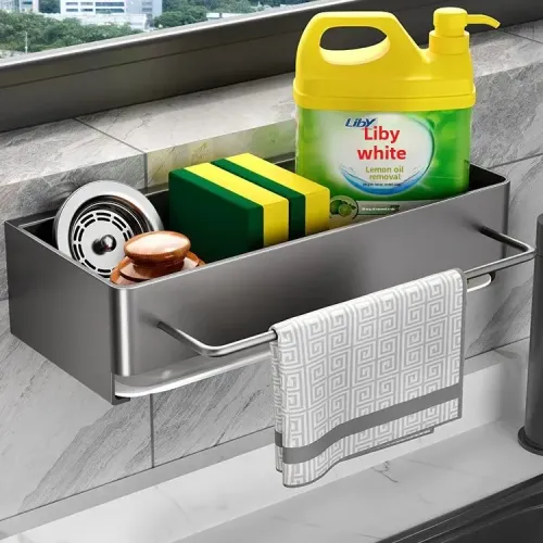 廚房抹布置物架壁掛水槽多功能收納瀝水架水龍頭收納神器 廚房抹布置物架壁掛水槽多功能收納瀝水架水龍頭收納神器