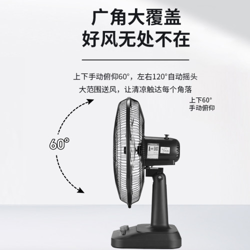 駱駝電風扇家用靜音桌上型16寸5葉三檔調節節能省電小風扇