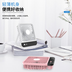 新款桌上型風扇大風力超薄桌面風扇臥室辦公室露營掛式風扇