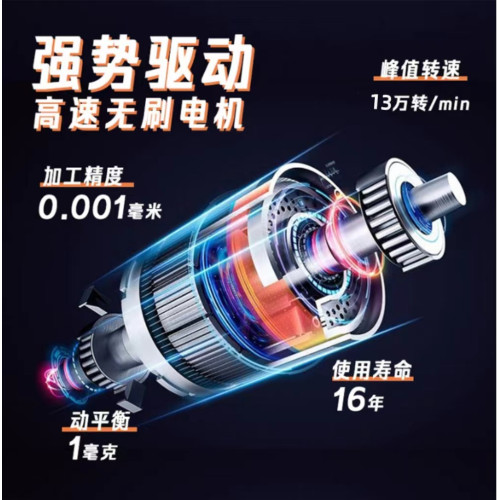 13萬轉高速渦輪風扇可攜式無刷電機手持風扇吹風機戶外吹塵燒烤助燃