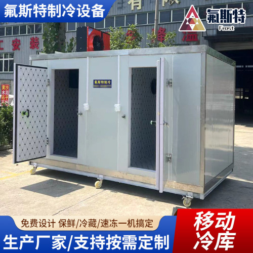 移動冷庫冷凍速凍冷藏保鮮庫蔬菜水果肉類專用製冷設備移動速凍