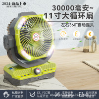 新品12寸超長循環三萬安培360度旋轉大型循環風扇家用帶遙控風扇