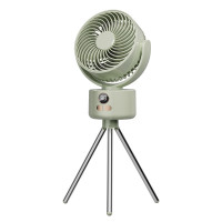 戶外露營風扇迷你小型可攜式usb充電帳篷帶燈吊風扇大風釣魚3腳架