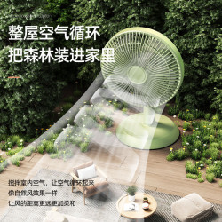 敭子電風扇迷你學生宿舍床上小風扇寢室床頭家用小型大風力台夾扇