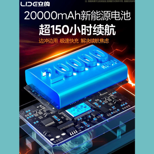 志高戶外風扇露營可攜式小型桌上型風扇宿舍露營燈吊扇停電應急充電