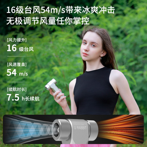 暴力渦輪風扇迷你露營戶外手持風扇13萬高速無刷高速鼓風機吹塵器