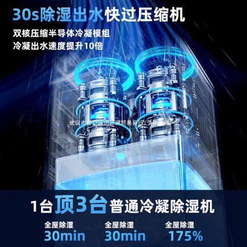 除溼機家用靜音抽溼機室內小型吸溼迴南天神器空氣乾燥去潮溼2736