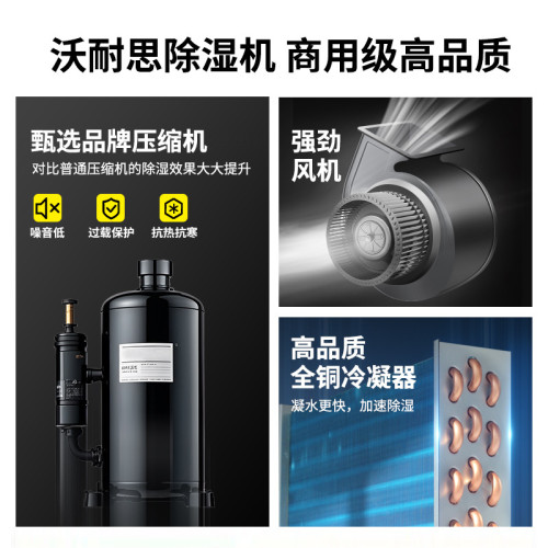 除溼加溼一體機家用檔案室圖書館庫房酒窖智能淨化恒溼機