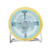 新款led太陽能充電風扇燈家用戶外露營照明風扇大風力趴地扇