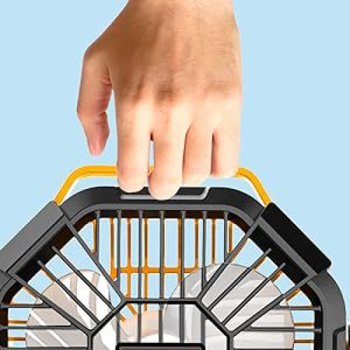 可攜式戶外露營燈戶外風扇 冷風機應急充電寶usb充電風扇超長續航