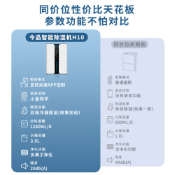 德國澎湃智聯除溼機家用吸溼室內靜音小型抽溼空氣淨化一體機