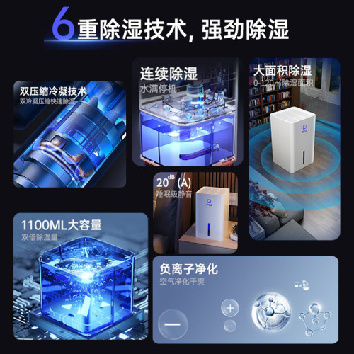 除溼機家用室內小型臥室除溼器靜音省電除潮吸溼器禮品