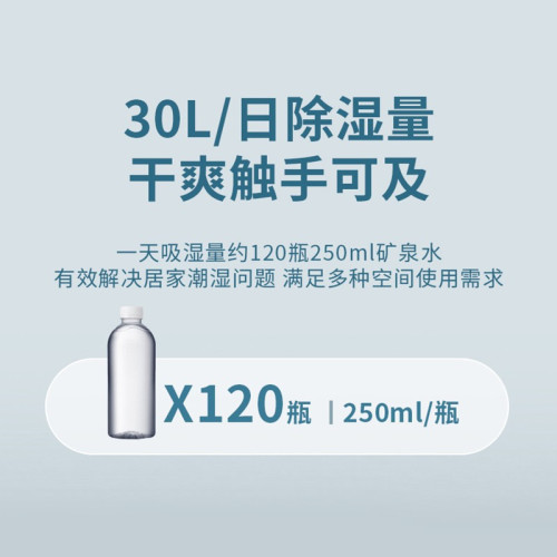 海爾新款除溼機DE30J抽溼機乾衣家用淨化吸溼器地下室30L客廳乾燥