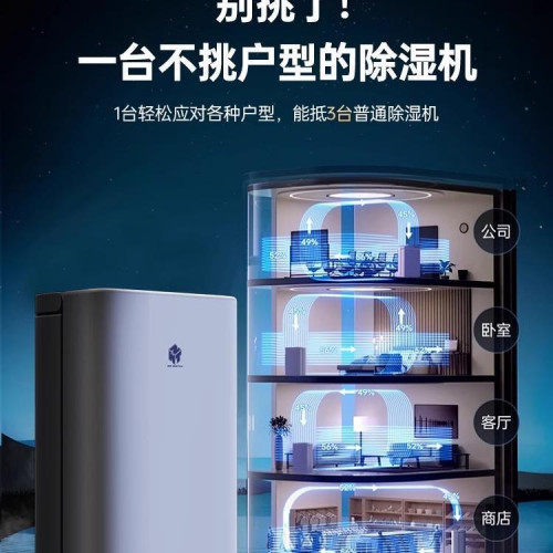 2024年新款吸溼吸潮烘乾空氣除溼機家用抽溼地下室靜音乾燥大功率