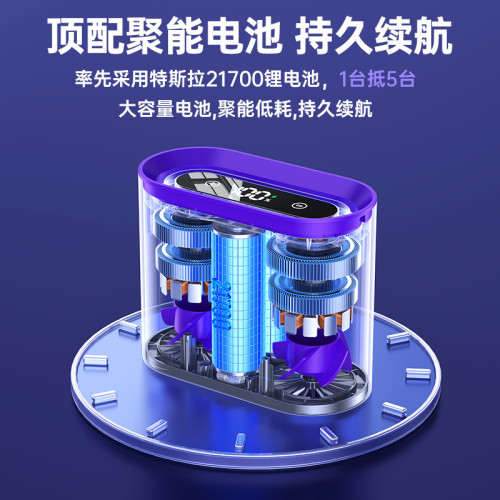 2025新款掛腰風扇 戶外多功能照明大容量掛脖小風扇掛腰風扇