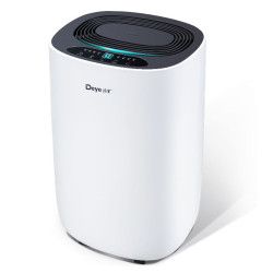 德業智能除溼機家用抽溼機輕音臥室吸溼器除溼器地下室白612S