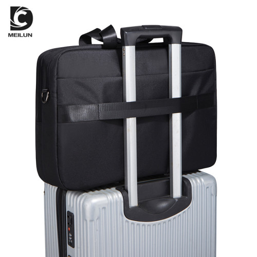 禮品絲印筆記型電腦包商務簡約單肩斜背手提包公文包