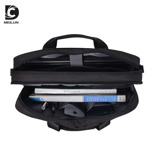 禮品絲印筆記型電腦包商務簡約單肩斜背手提包公文包