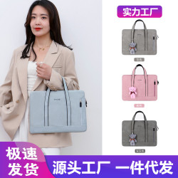 新款簡約平板電腦內膽包保護套單層薄通勤手提男女筆記型電腦包