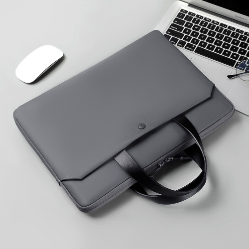 新款小米手提電腦包PU皮質辦公商務內膽包14寸15.6寸MACBOOK