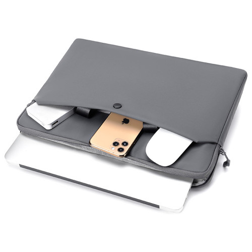 新款小米手提電腦包PU皮質辦公商務內膽包14寸15.6寸MACBOOK