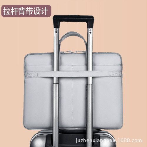 箱包館_新品漆皮手提電腦包適用於蘋果pro聯想13/15華爲華碩