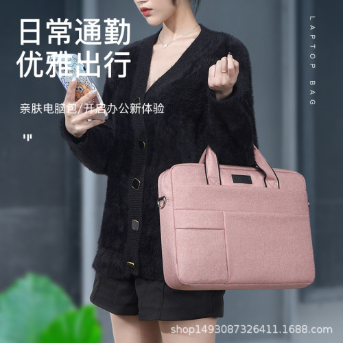 手提電腦包14寸女適用聯想戴爾蘋果macbook air13華爲matebook16